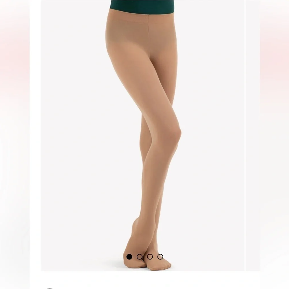 🩰NWT Capezio Girl Dance Tights in Tan